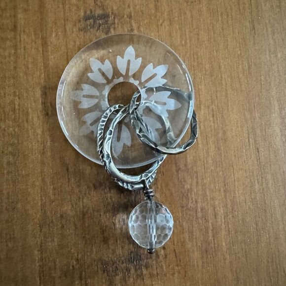 Retired Silpada Glass Pendant Necklace - Picture 5 of 9